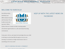 Tablet Screenshot of fairchildedu.com